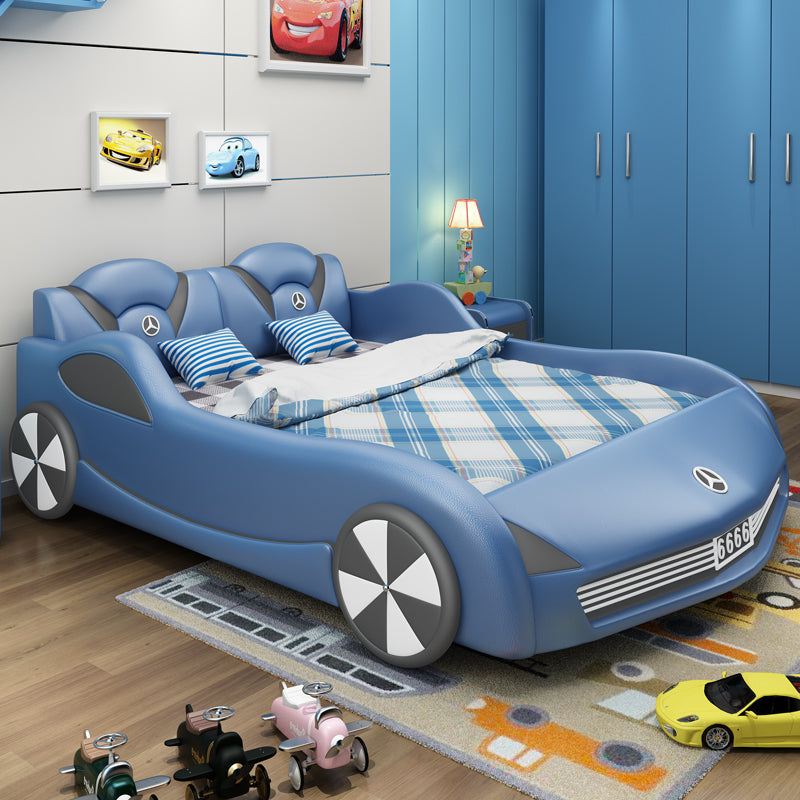 Artistic Car Design Majestic Leather Kid's Bed