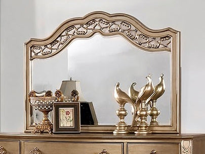 gold dresser mirror Maxine White / Gold Dresser main image 1