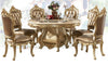 Heritage Elegance Round Marble Dining Set Including Lazy Susan / Lixra