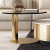 Marble Coffee Table Set With Glass Side Table / Lixra