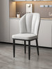 Luxurious Leather Upholstered Dining Chairs / Lixra