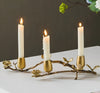 Nature Inspired Metal Candlestick Holder / Lixra
