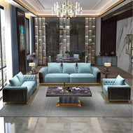 Luxury Modern Velvet Fabric Sofa Set / Lixra