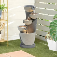 Modern LED Outdoor Resin Water Fountain / Lixra
