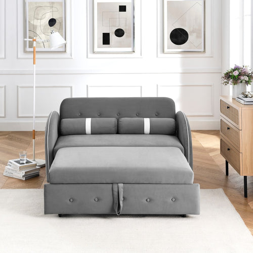 Pull Out Modern Adjustable Fabric Sofa Bed / Lixra