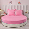 Organic Soft Cotton Round Bedsheets / Lixra