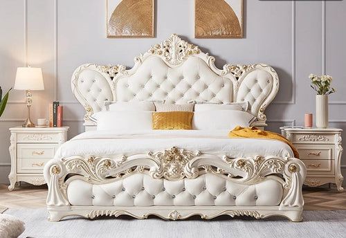 Masterful Design The European Classic Leather Bed / Lixra