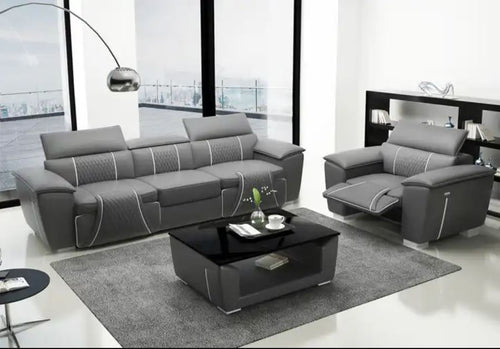 Versatile 3-2-1 Seater Sofa with Reclining Comfort/ Lixra