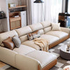 Luxury Sectional Dual Color Leather Sofa Set / Lixra