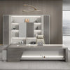 Modern Gray Wooden Multi Storage Book Shelf / Lixra