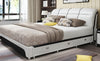 Rectangular Modern Leather Bed / Lixra