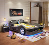 Modern LED Car-Shaped Kids Bed / Lixra