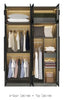 Ingenious Luxury Glass Door Wardrobe/ Lixra