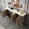Marble-Top Wooden Modern Buffet Table / Lixra