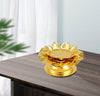 Timeless Gilt Lotus Candle Stand/ Lixra