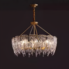 Crystal Designed Golden Metal LED Chandelier / Lixra