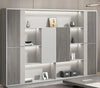 Modern Gray Wooden Multi Storage Book Shelf / Lixra