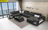Stylish U-Shaped Sectional Leather Sofa / Lixra