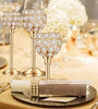 Dignified Sparkle 18 pieces Crystal Candle Holder Centerpieces / Lixra