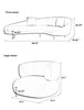 Lavish Leather Upholstered Sofa-Set