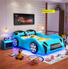 Modern LED Car-Shaped Kids Bed / Lixra