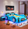 Modern LED Car-Shaped Kids Bed / Lixra