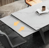 Artful Extendable Marble Dining Table Set / Lixra