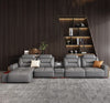 Tech-Savvy Italian Sectional Leather Sofa Set/ Lixra