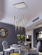 Contemporary Elegant Crystal Lighting Chandelier / Lixra