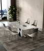 Elegant 6-Seater Marble Dining Table Set / Lixra