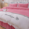 Round Cotton Soft Bedsheets Set / Lixra