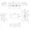 Luxury Fusion of Tufted Design 3-2-1 Leather Sofa Set