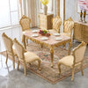Brusten Wooden Carved European Dining Table Set / Lixra