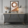 Marble-Top Wooden Modern Buffet Table / Lixra