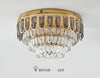 Golden Glow Round Flush Mount Lighting / Lixra