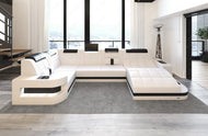 The Luxe Lounge Leather Sectional Sofa/Lixra