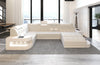 The Luxe Lounge Fabric Sectional Sofa with Recliner/Lixra