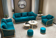 Fabric Upholstery 3pcs Modern Sofa-Set