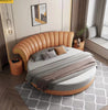 Personalized Leather Round Bed / Lixra