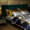 Luxurious Embroidered 100% Cotton Fabric Bedding Sets / Lixra