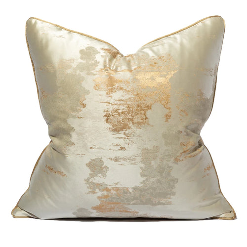 Metallic Shiny Square Pillow Covers/ Lixra