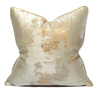 Metallic Shiny Square Pillow Covers / Lixra