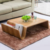 Solid Wood Coffee Table With Storage / Lixra