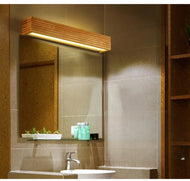 Glass Shade Rectangular Vanity Light / Light