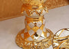 European Golden Accents Porcelain Flower Floor Vase / Lixra