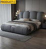 Modern Leather Upholstered Comfortable Bed / Lixra