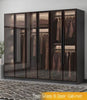 Ingenious Luxury Glass Door Wardrobe/ Lixra