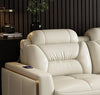 Tech-Savvy Italian Sectional Leather Sofa Set/ Lixra