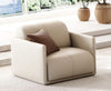 Versatile Comfort Square Armless Corner Leather Sofa Set/ Lixra