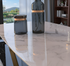 Luxurious Stainless Framed Marble Dining-Table / Lixra